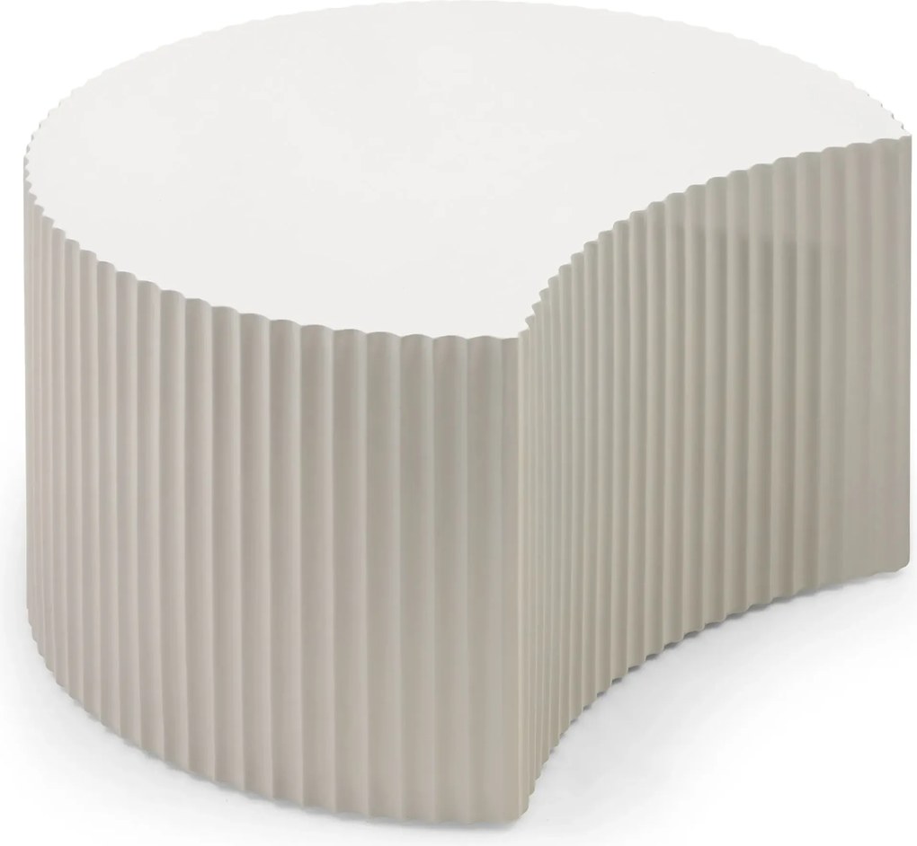 Sada dvoch konferenčných stolíkov Belmonte šedo-béžová