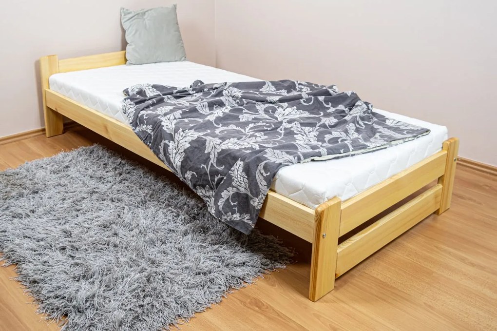 ComfortMatrace Posteľ z masívu borovice MONIKA+rošt ZADARMO 80x200 cm Rozměr: 80x200 cm, Barva: prirodzená farba