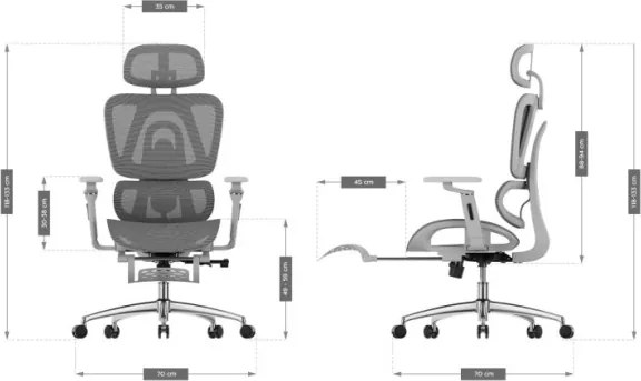 Kancelárska stolička Expert 7.9 Grey