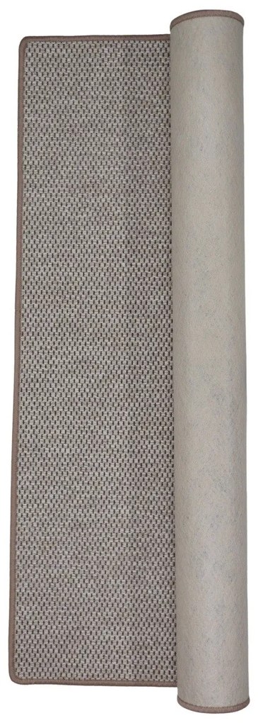 Vopi koberce Behúň na mieru Nature svetle béžový - šíre 50 cm s obšitím