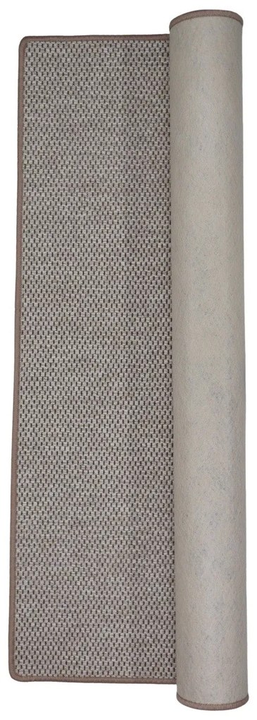 Vopi, Koberec behúň na mieru Nature svetle béžový, šíre 80 cm, béžová, chodba / predsieň
