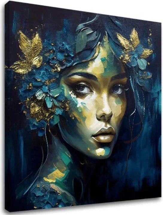 Moderné obrazy na plátne - Feminine Grace in Motion 60x60 cm