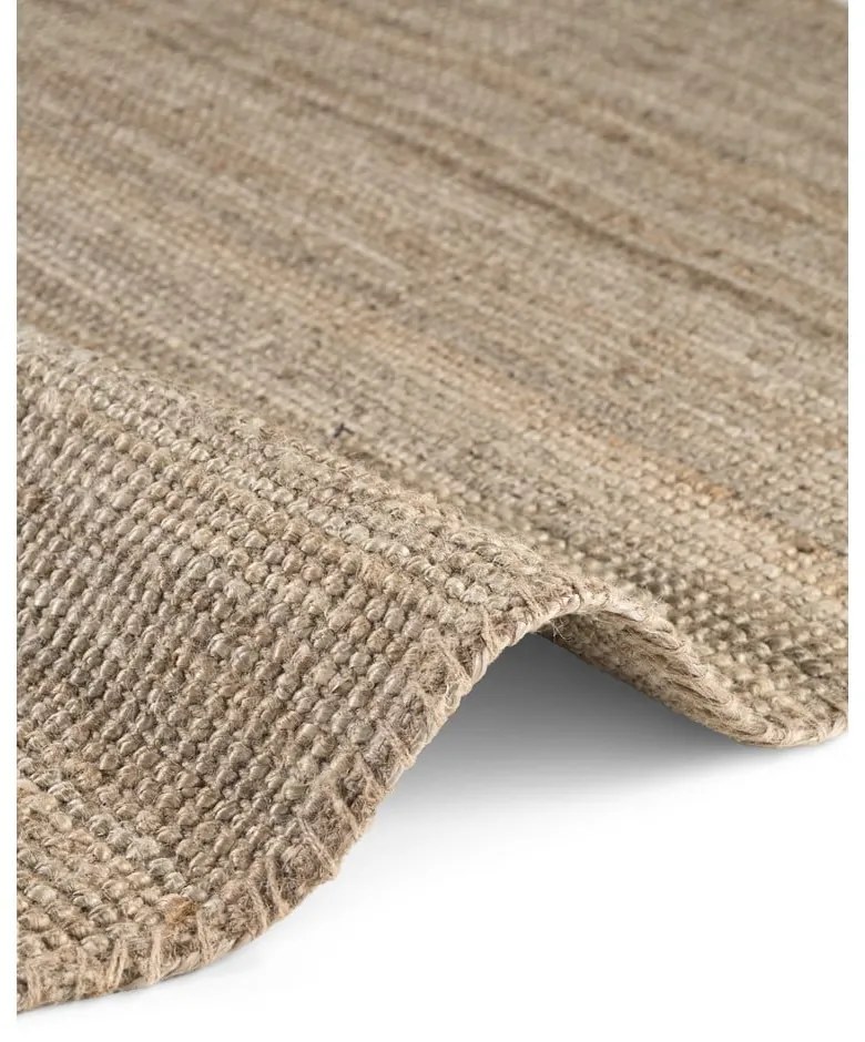 Jutový okrúhly koberec taupe ø 160 cm Bouclé Jaipur – Hanse Home