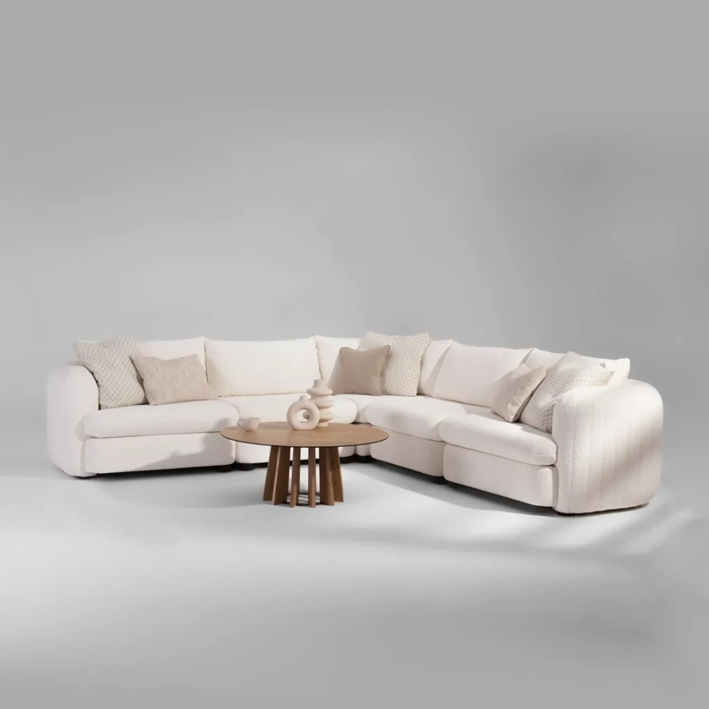 PROXIMA.store - Luxusný minimalistický rohový gauč PLEASURE MAX DRUH LÁTKY: TENDER WAY - 63