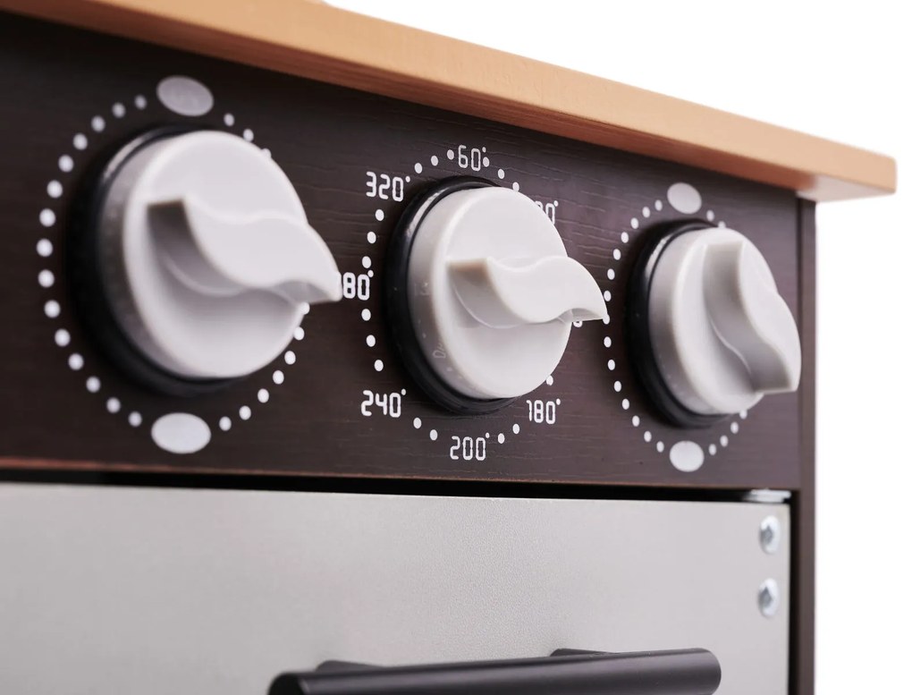 KIK Detská drevená kuchynka MDF s príslušenstvom LOFT XXL 96cm