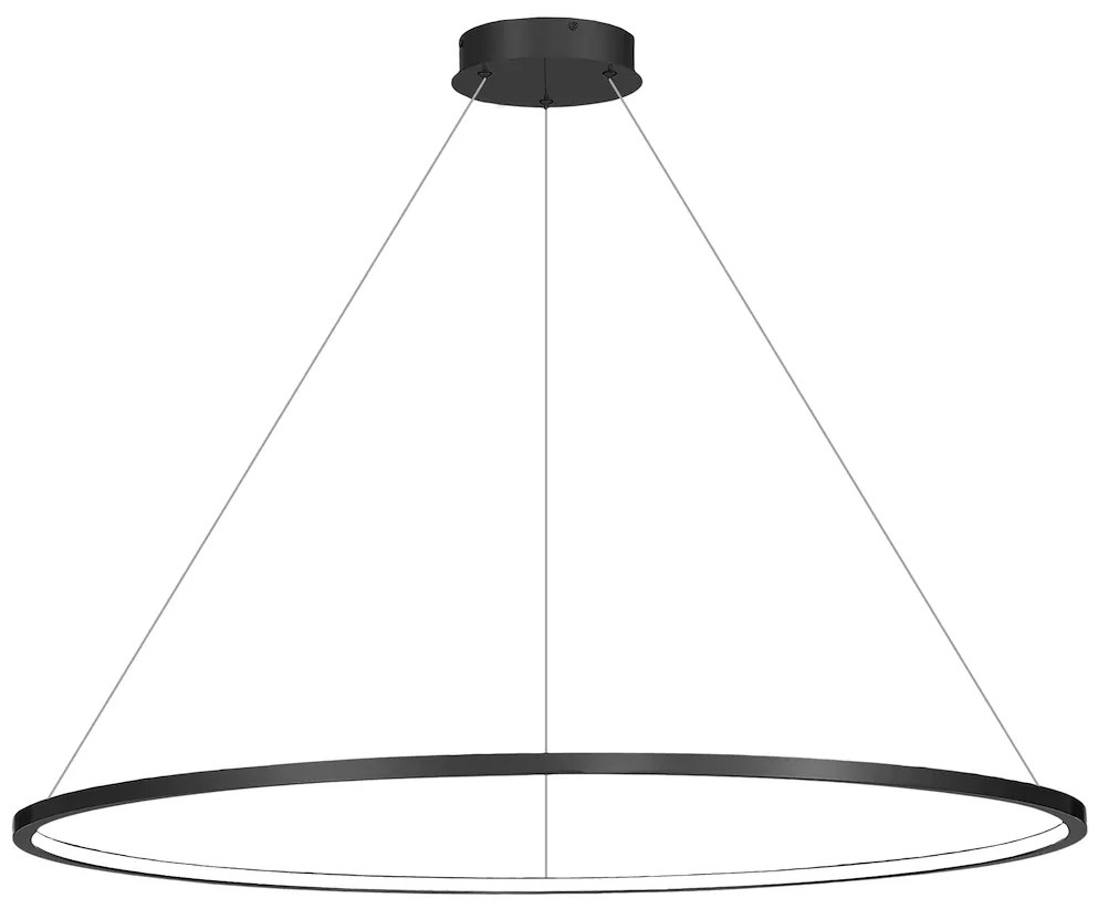 Závesné LED svietidlo Saturno, 1x LED 65w, 4000k, b