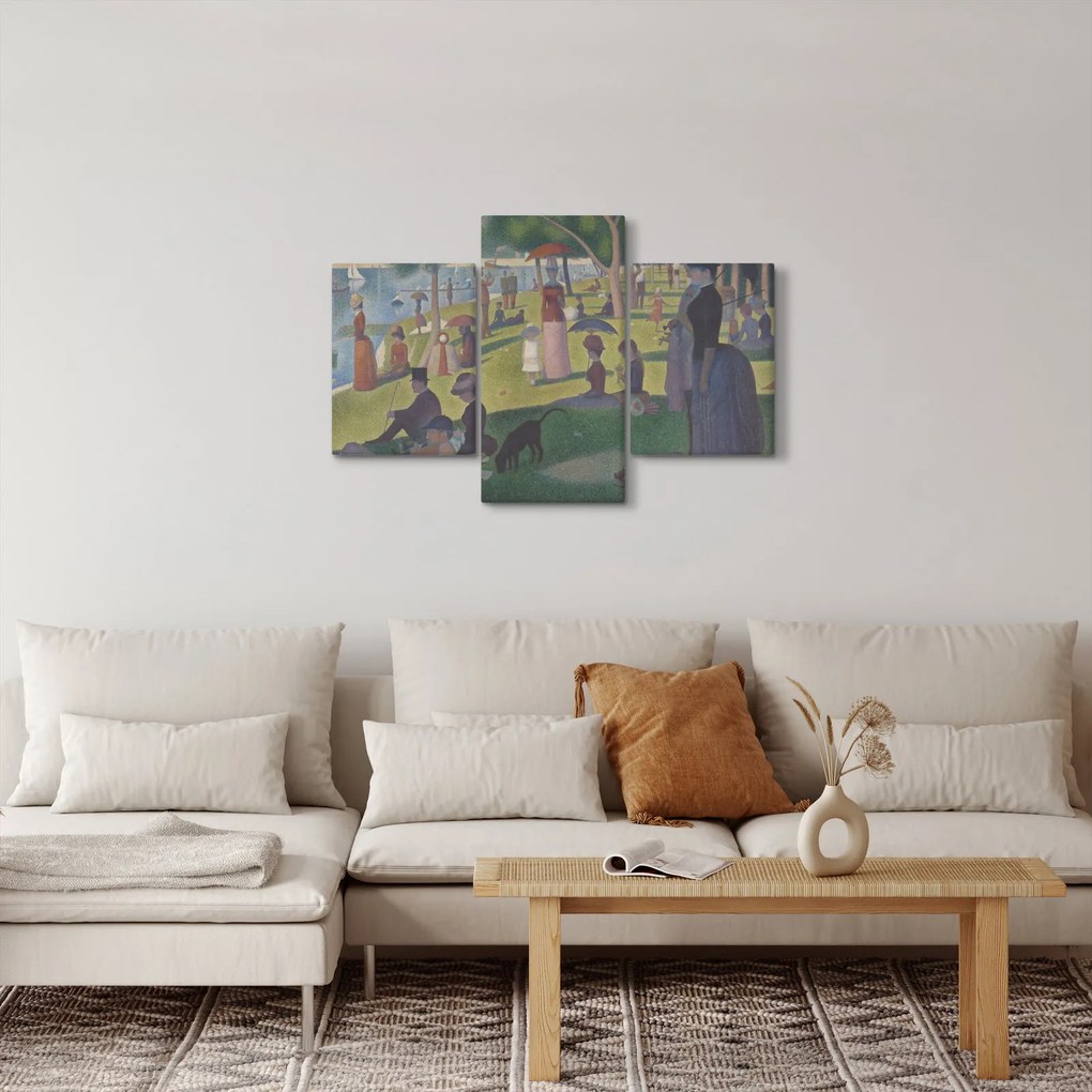 Obraz - Georges Seurat, A Sunday on La Grande Jatte, reprodukcia (90x60 cm)