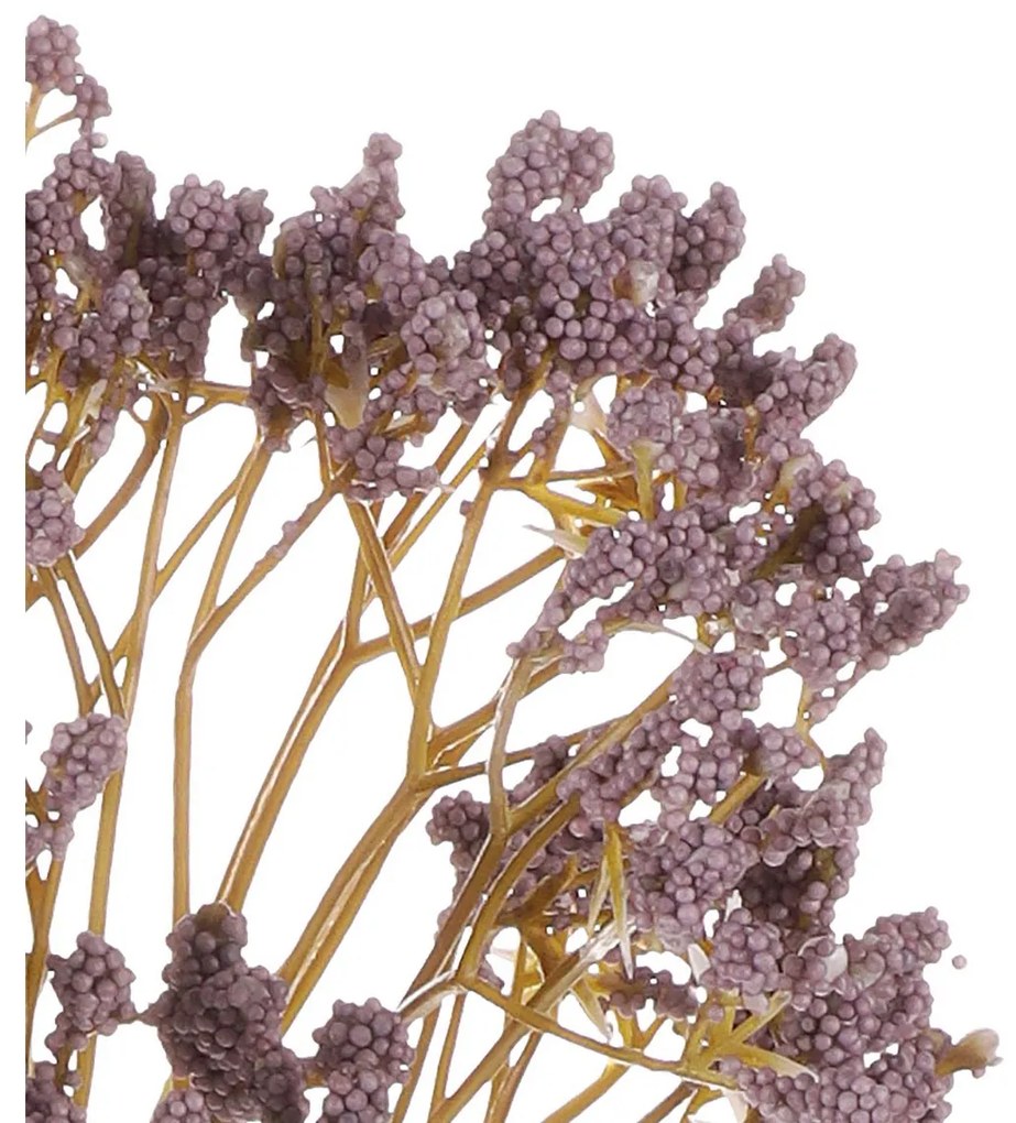 Umelý kvet Gypsophila tmavofialová, 15 x 15 x 65 cm