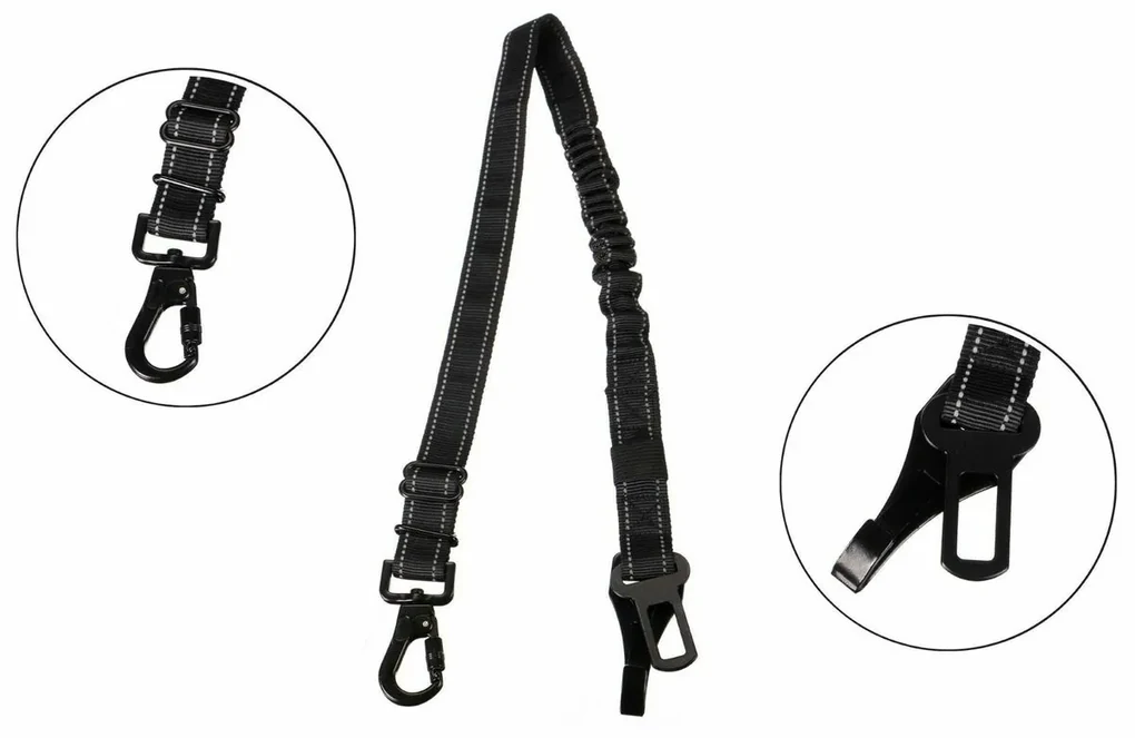 Sixtol Bezpečnostný pás do auta pro psa Car Belt Fredy, 63/90 x 2,5cm