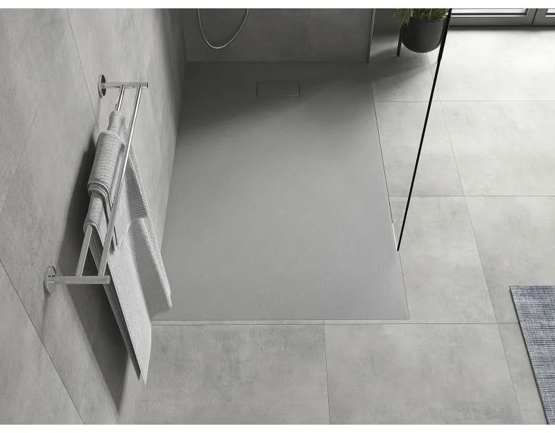 Mexen Hugo, SMC obdĺžniková sprchová vanička 140 x 80 cm, šedá, 42618014