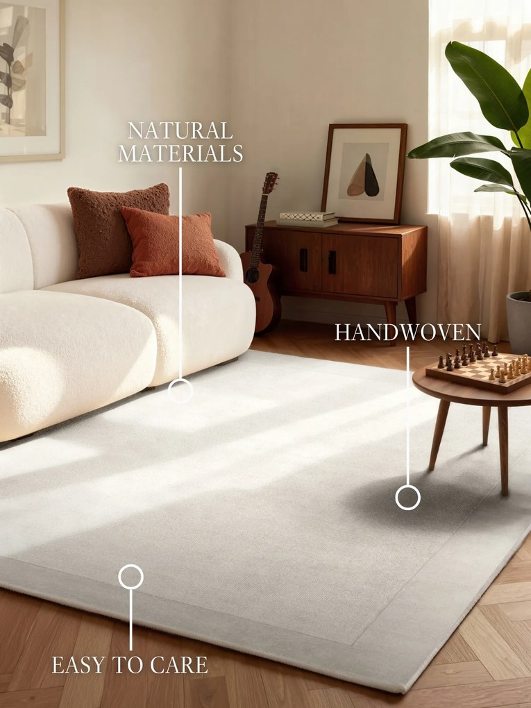 Villeroy & Boch, Kusový koberec Villeroy & Boch Kari 106281 Cream, 160x230, biela, obývacia izba