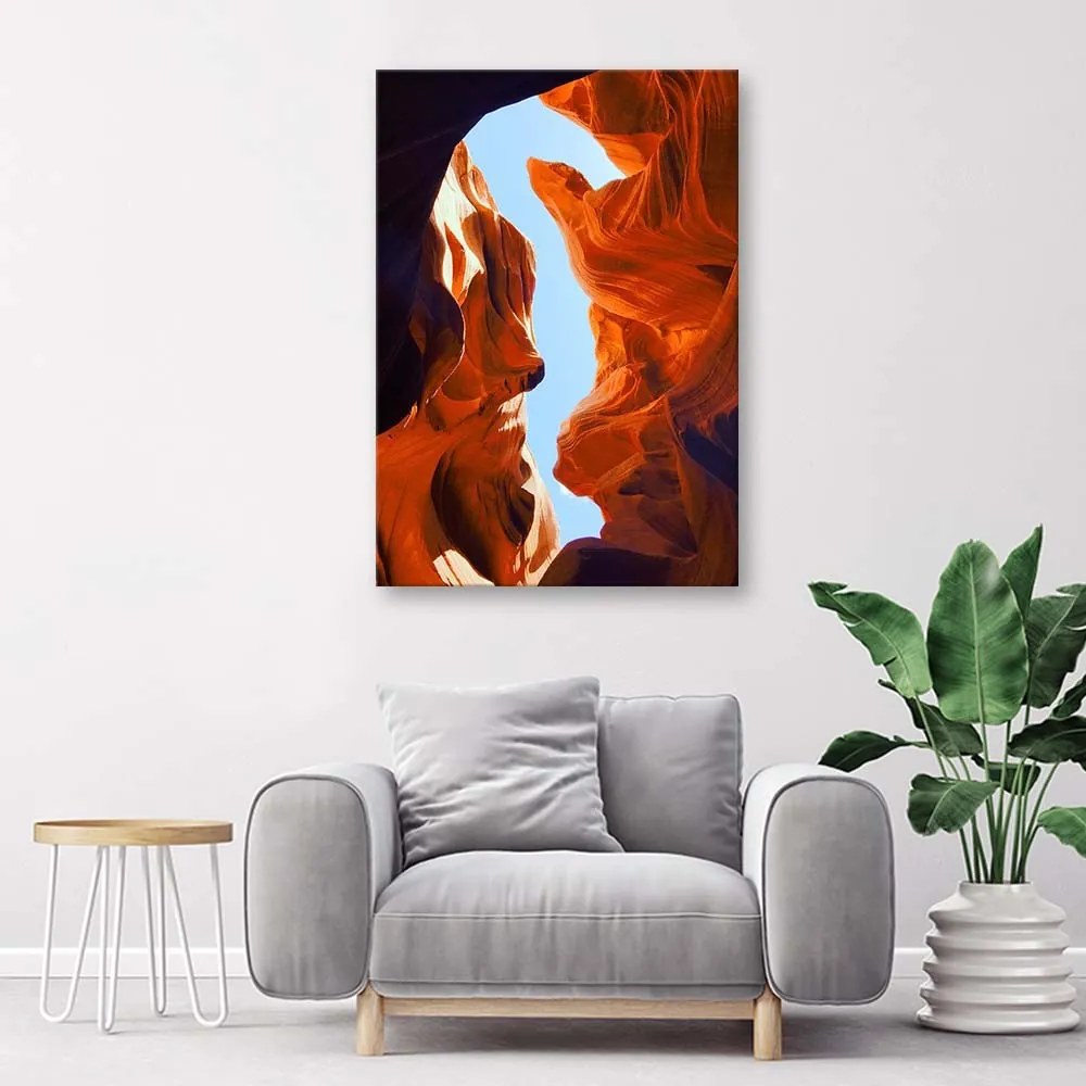 Gario Obraz na plátne Krajina s červenými skalami Rozmery: 40 x 60 cm