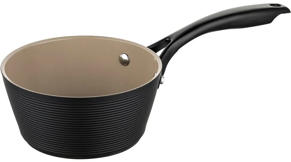 Florina Hliníková rajnica Carina Black 1 l, 16 cm