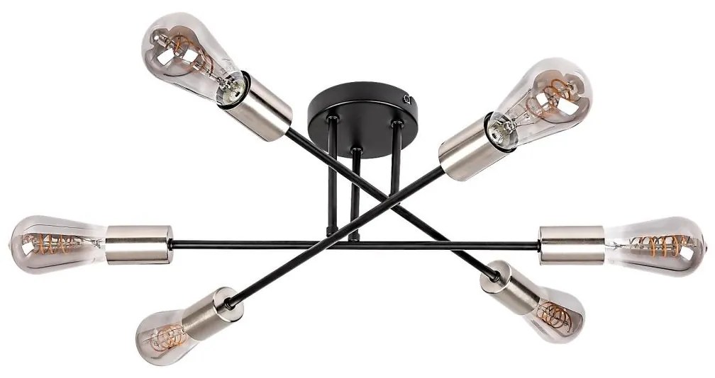 Rabalux 71026 - Prisadený luster BRANWEN 6xE27/25W/230V