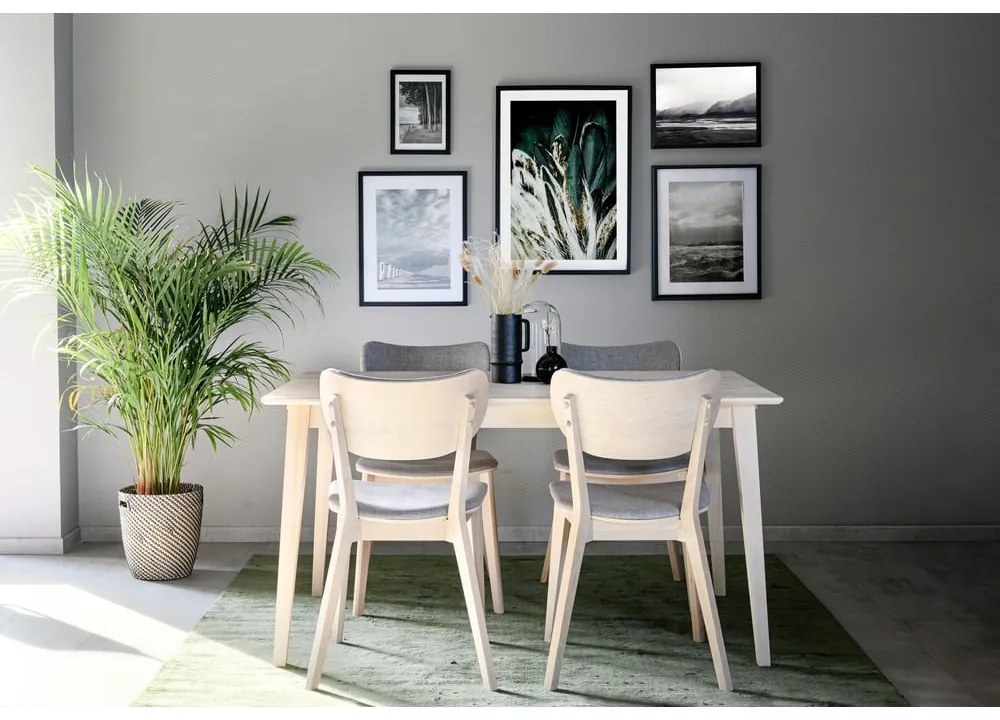 Matne lakovaný dubový jedálenský stôl Rowico Mimi, 140 x 90 cm