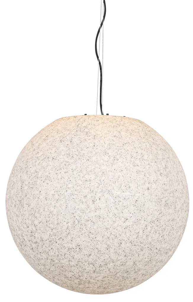 Moderné vonkajšie závesné svietidlo sivé 56 cm IP65 - Nura