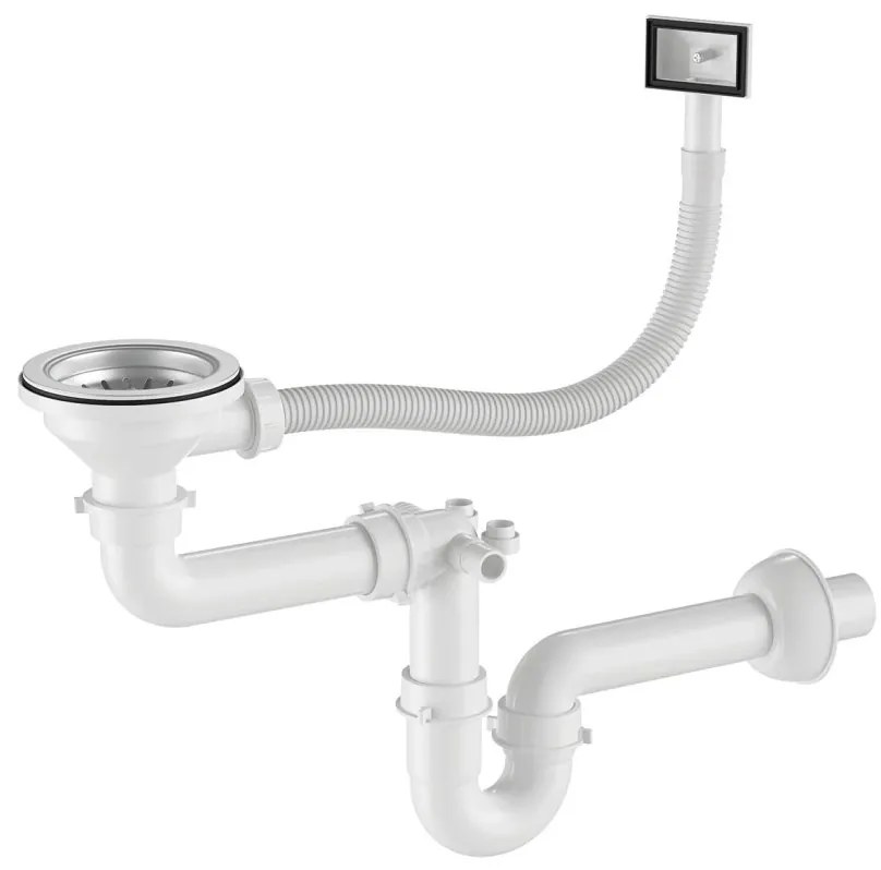 Erga HD, 1-komorový oceľový drez 740x440x210 mm, oceľová, ERG-MLS-HD7444