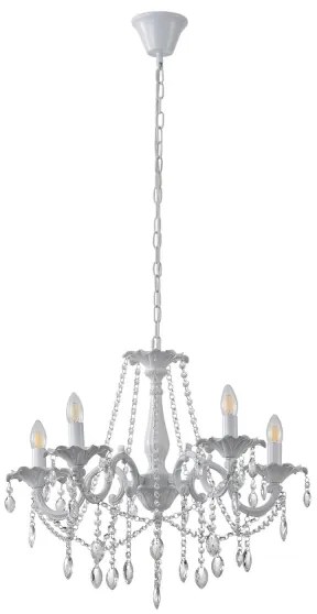 Luster na reťazi 5xE14/15W/230V