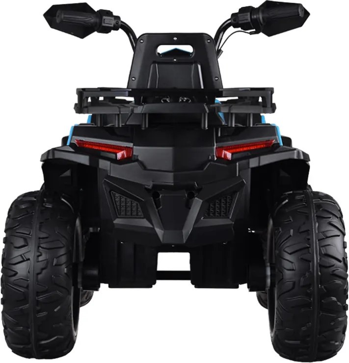 JOKOMISIADA Veľká detská štvorkolka na akumulátor 4x4 s plynovou páčkou a tlmičom PA0315 modrá