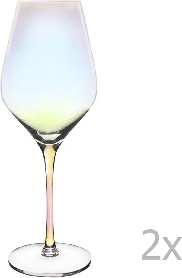 Súprava 2 pohárov na biele víno Orion Luster, 500 ml