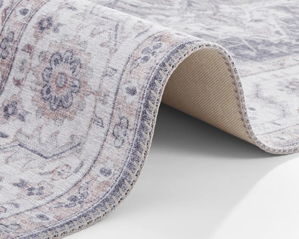 Kusový koberec Asmar 104003 Mauve / Pink, 80x150, fialová, chodba / predsieň, Hanse Home