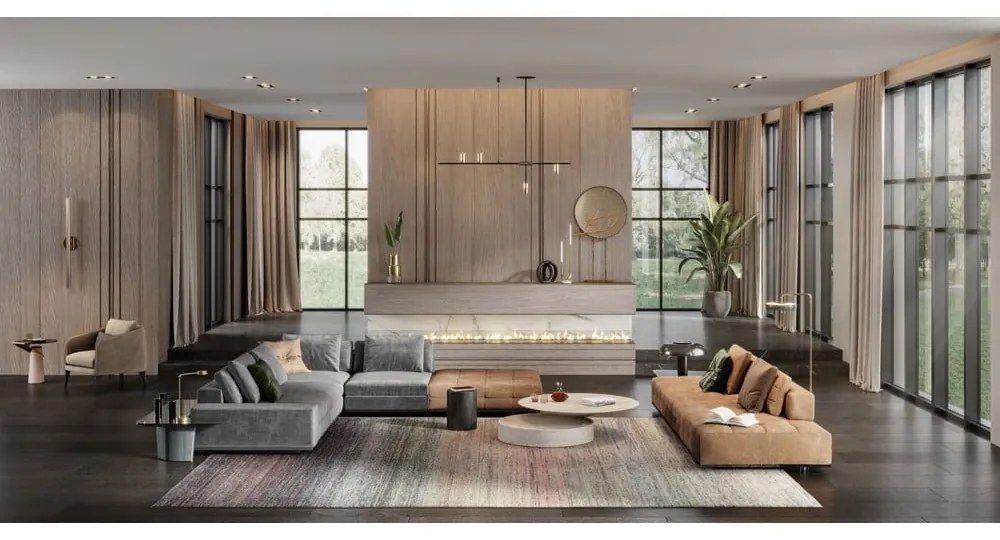 Vlnený koberec 133x190 cm Aiko - Agnella