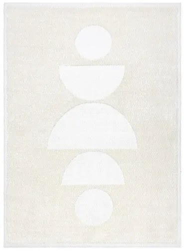 Dywany Łuszczów Kusový koberec Mode 8598 geometric cream - 180x270 cm