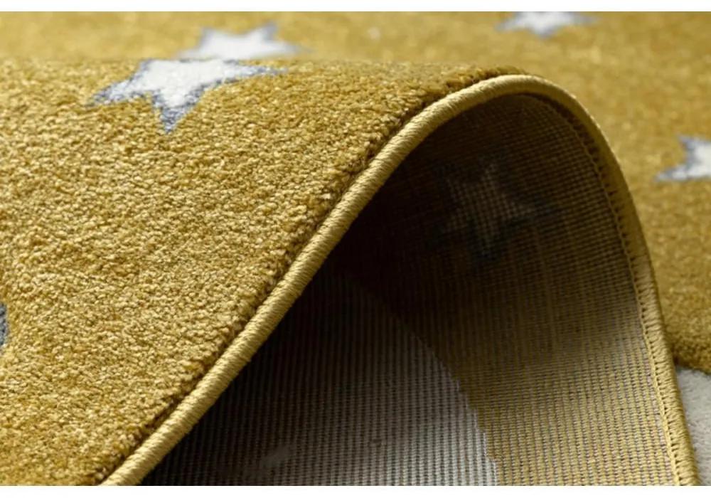 Detský kusový koberec Mesiac zlatý 80x150 80x150cm