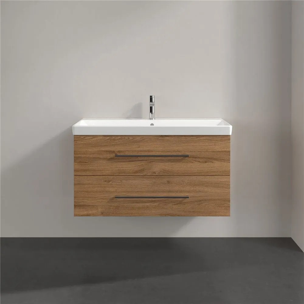 VILLEROY & BOCH Avento závesná skrinka pod umývadlo, 2 zásuvky, 980 x 452 x 514 mm, Oak Kansas, A89200RH