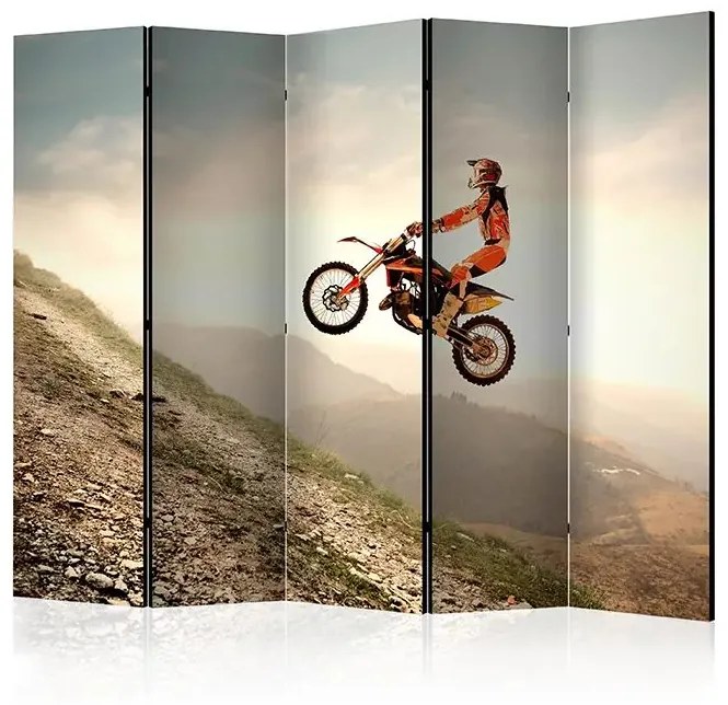 Paraván - Motor sport II [Room Dividers] Veľkosť: 225x172, Verzia: Jednostranný