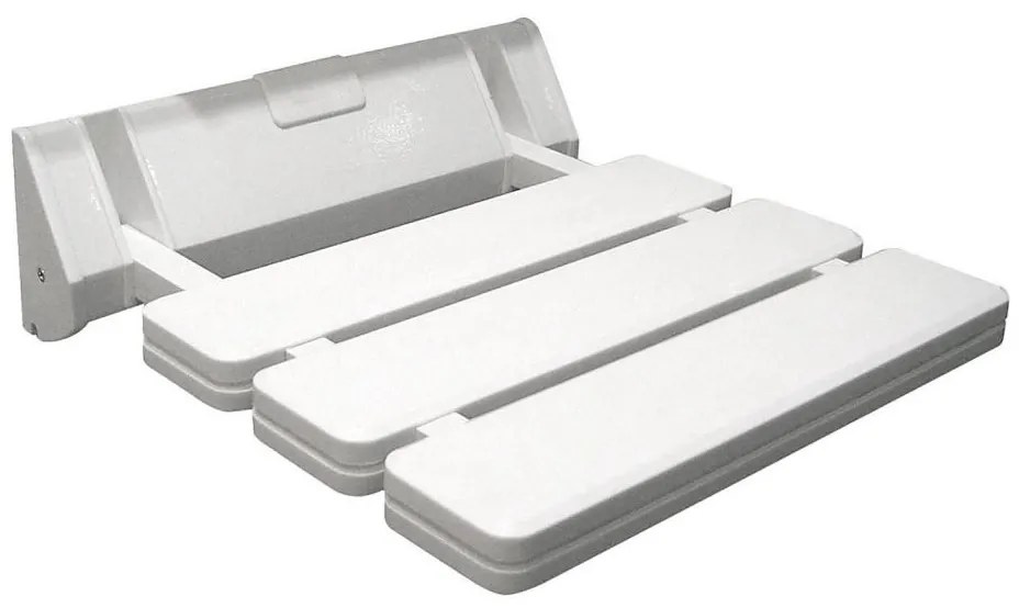 Aqualine - Sklopné sedadlo do sprchy 32x32,8 cm biele