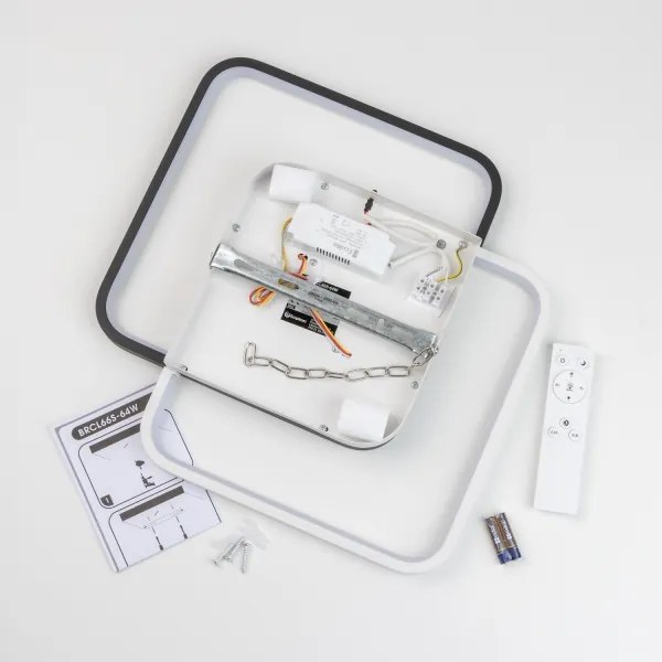 Brilagi - LED stmievateľné stropné svietidlo VELO LED/64W/230V 3000-6500K + diaľkový ovládač