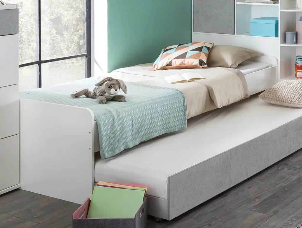 Jednolôžková posteľ Joker 90x200 cm, biela