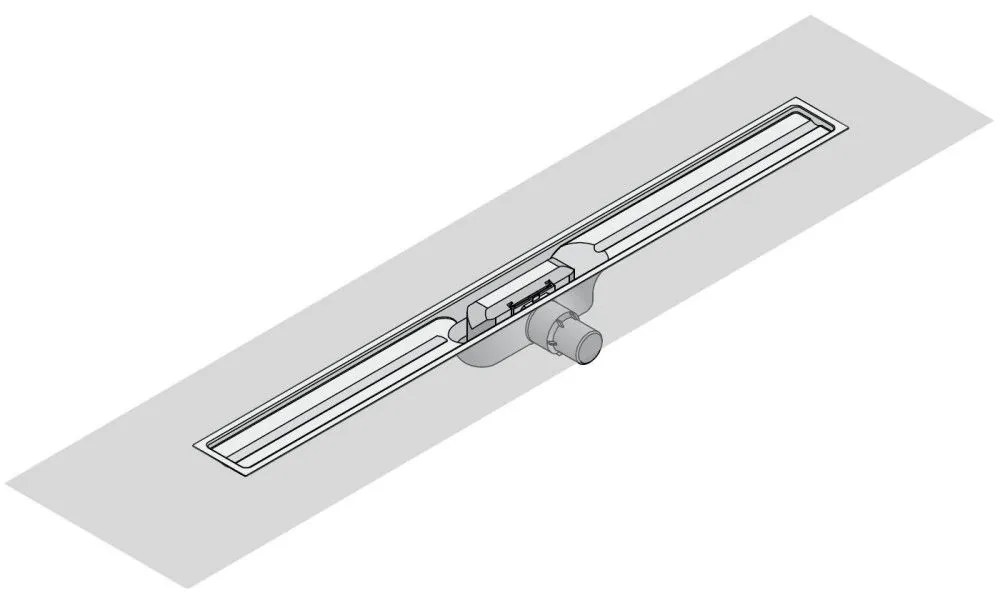 I-DRAIN Linear 54 sprchový žľab z nerezovej ocele s hydroizoláciou, dĺžka 900 mm, ID4M09001X1