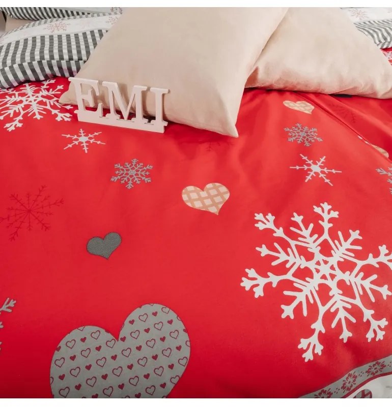 Vianočné bavlnené obliečky Liana EMI