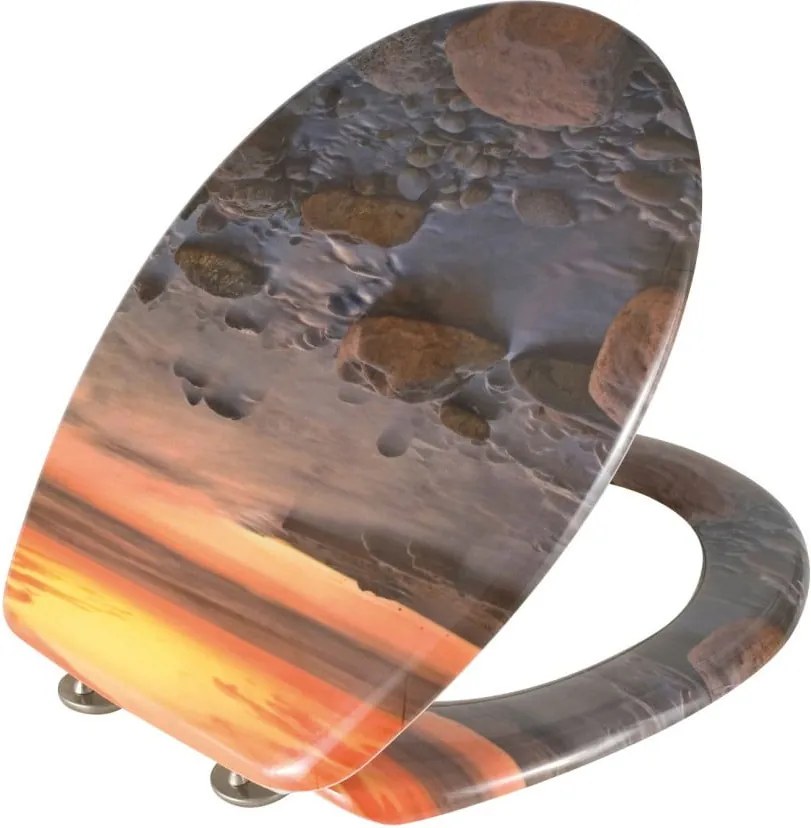 WC sedadlo Wenko Stone Shore, 44,5 × 37,5 cm