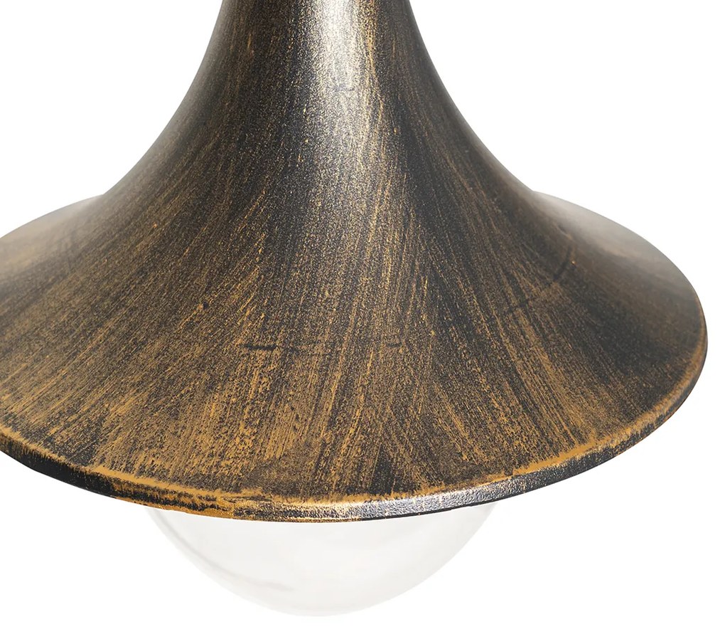 Inteligentná vonkajšia lampa Antique Gold 125 cm IP44 vrátane WiFi A60 - Daphne