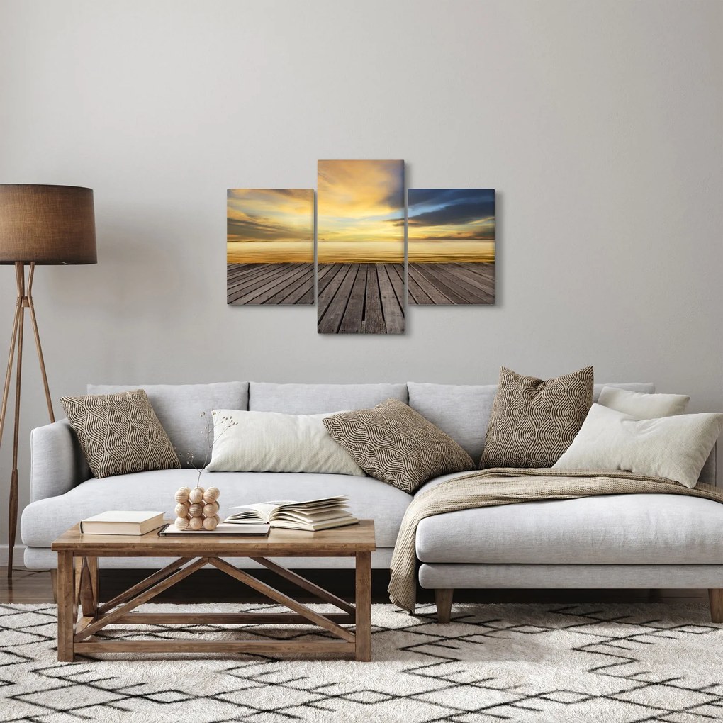Obraz - Mólo s výhľadom (90x60 cm)