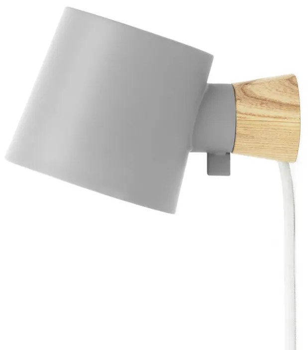 Normann Copenhagen Nástenná lampa Rise, grey 502006