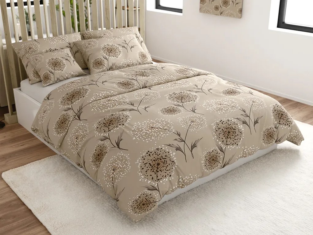 Bavlnené obliečky PAMPELINO béžové Rozmer obliečky: 70 x 90 cm | 140 x 200 cm