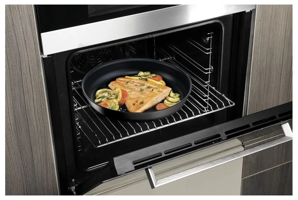 Hliníkové panvice v súprave 2 ks s nepriľnavým povrchom/s odnímateľnou rukoväťou ø 28 cm INGENIO Eco Resis L3979102 – Tefal
