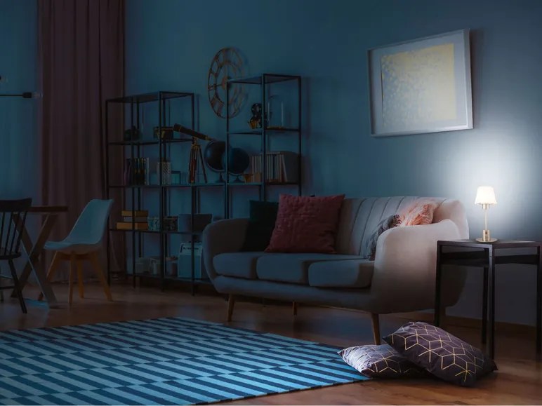 LIVARNO home LED lampa s USB (kónický tvar) (100357933)