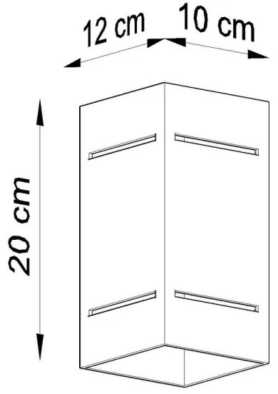 Nástenné svietidlo BLOCCO 1xG9/40W/230V