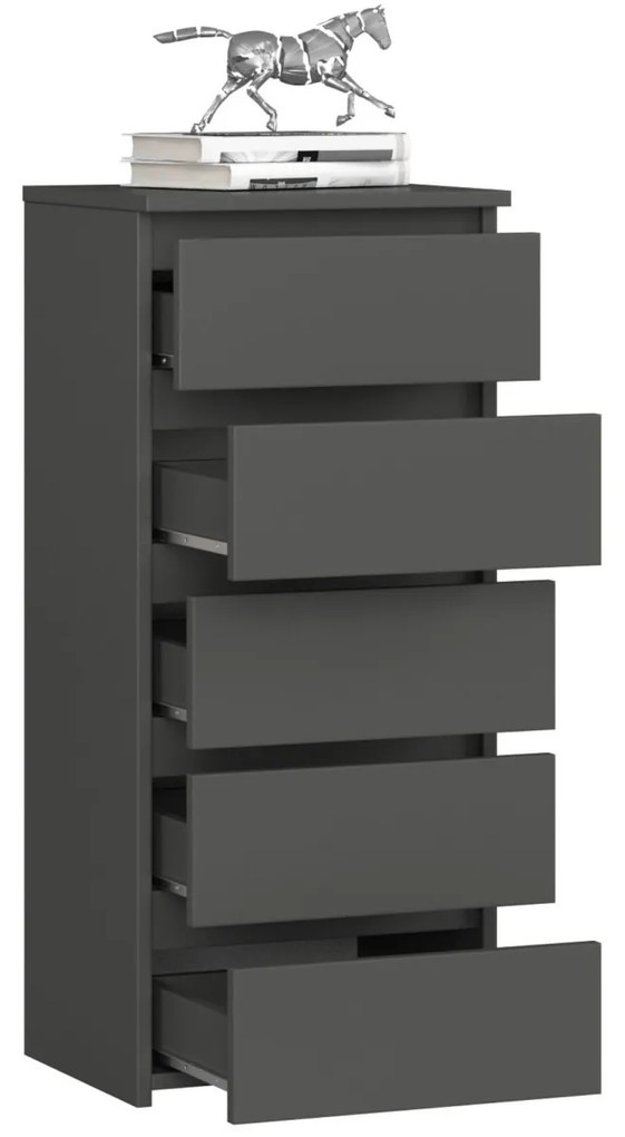 Komoda CL5 40 cm grafitově šedá