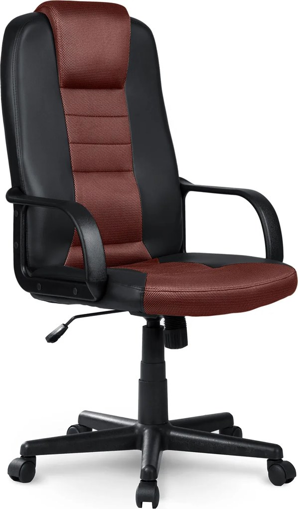 Otočná kancelárska stolička Sofotel 518B - čierna a hnedá