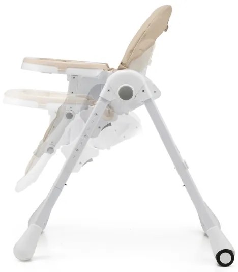 KINDERKRAFT - Detská jedálenská stolička TUMMIE béžová