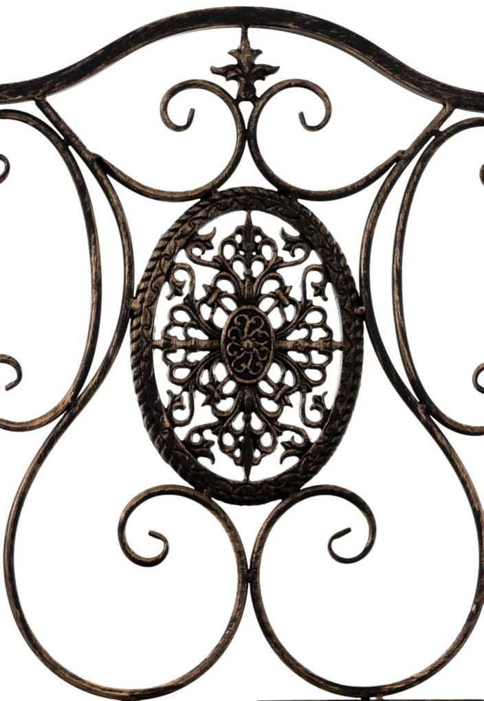 Kovová skladacia stolička Sibell (SET 2 ks) - Bronzová