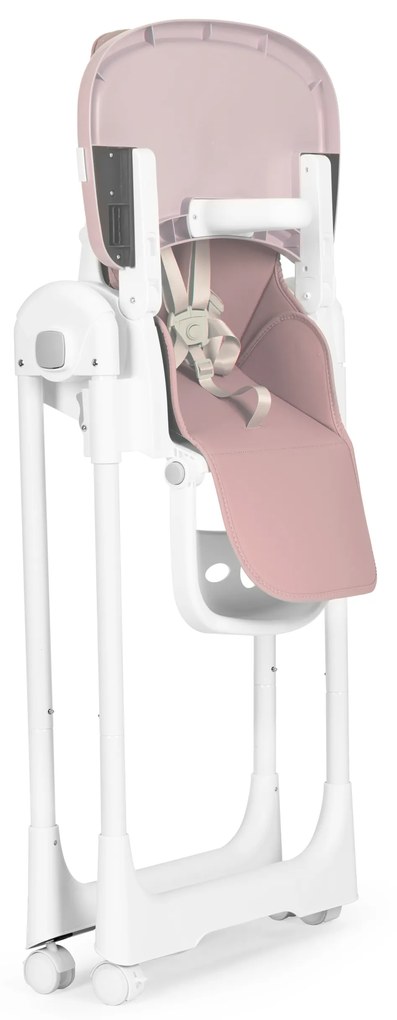 Vysoká stolička na kŕmenie, výškovo nastaviteľná PINK