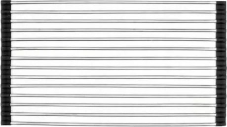 Mexen zvinovací kuchynský odkvapkávač na riad, čierny - 660949-70