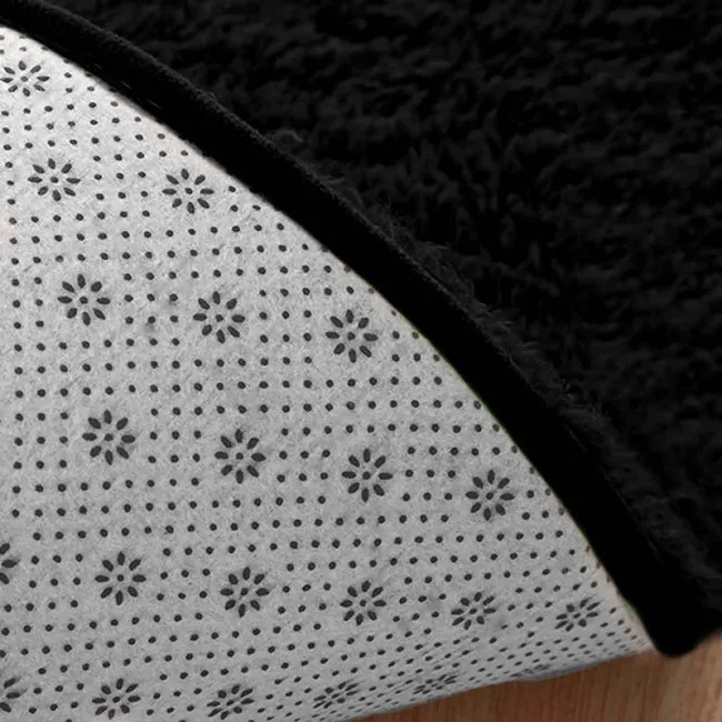 Protišmykový koberec ALPACA čierny